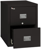 1 Hour Fire Resistant 31" depth File Cabinet with 2 Drawers filing letter hanging folders | Position 2